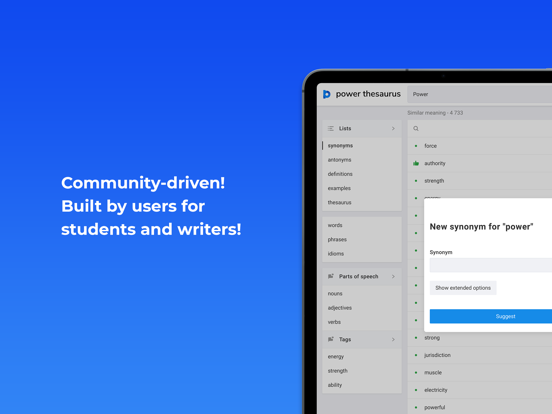 Screenshot #6 pour Power Thesaurus