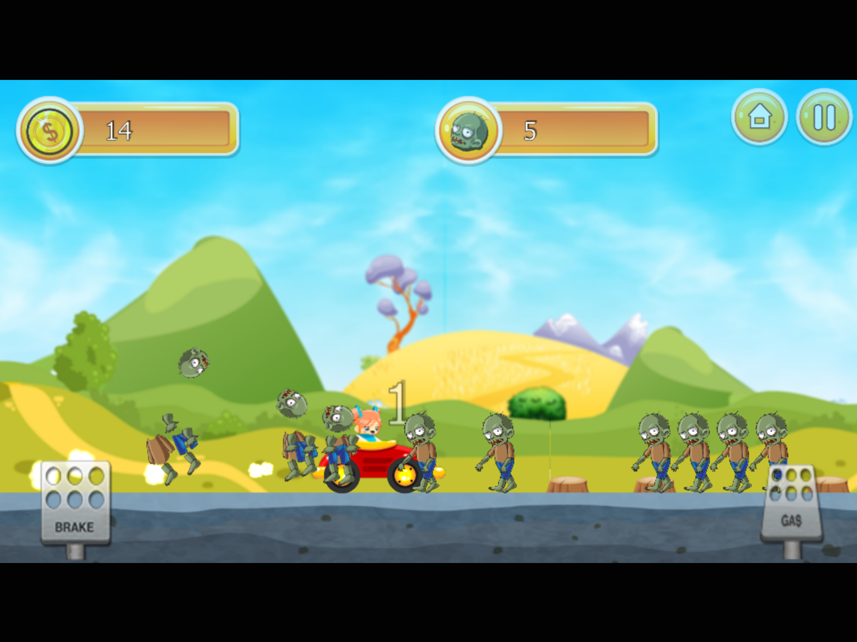 rally car driving vs zombie - 4x4 off road racing screenshot 6
