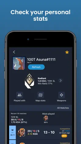 Game screenshot Valking.gg - Valorant Tracker mod apk
