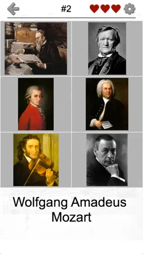 Famous Composers of Classical Music: Portrait Quiz screenshot 4