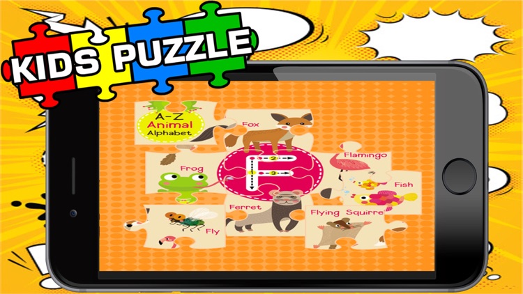 Kids ABC Jigsaw Puzzle Games:Toddler Learning Free
