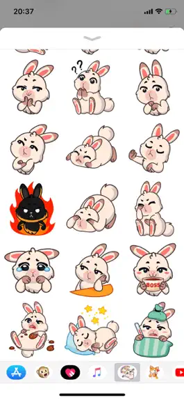 Game screenshot Rabbit Pun Funny Stickers mod apk