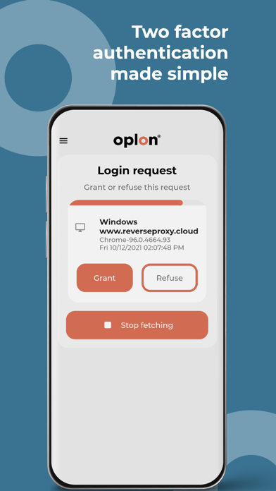 Oplon 2FA Screenshot