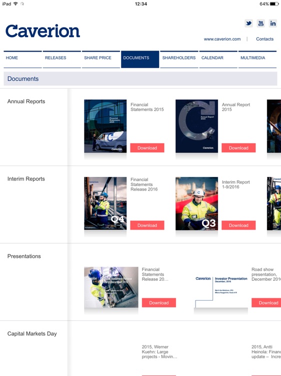 Caverion Investor Relations App screenshot-3