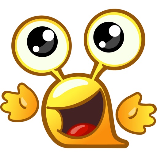 Snail & Worm – funny Stickers Smileys & Emoji