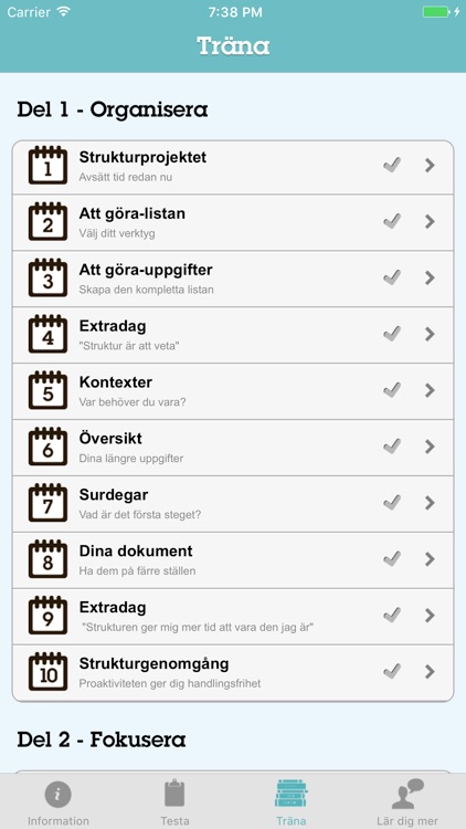 Klart! Bli superstrukturerad på 31 dagar!
