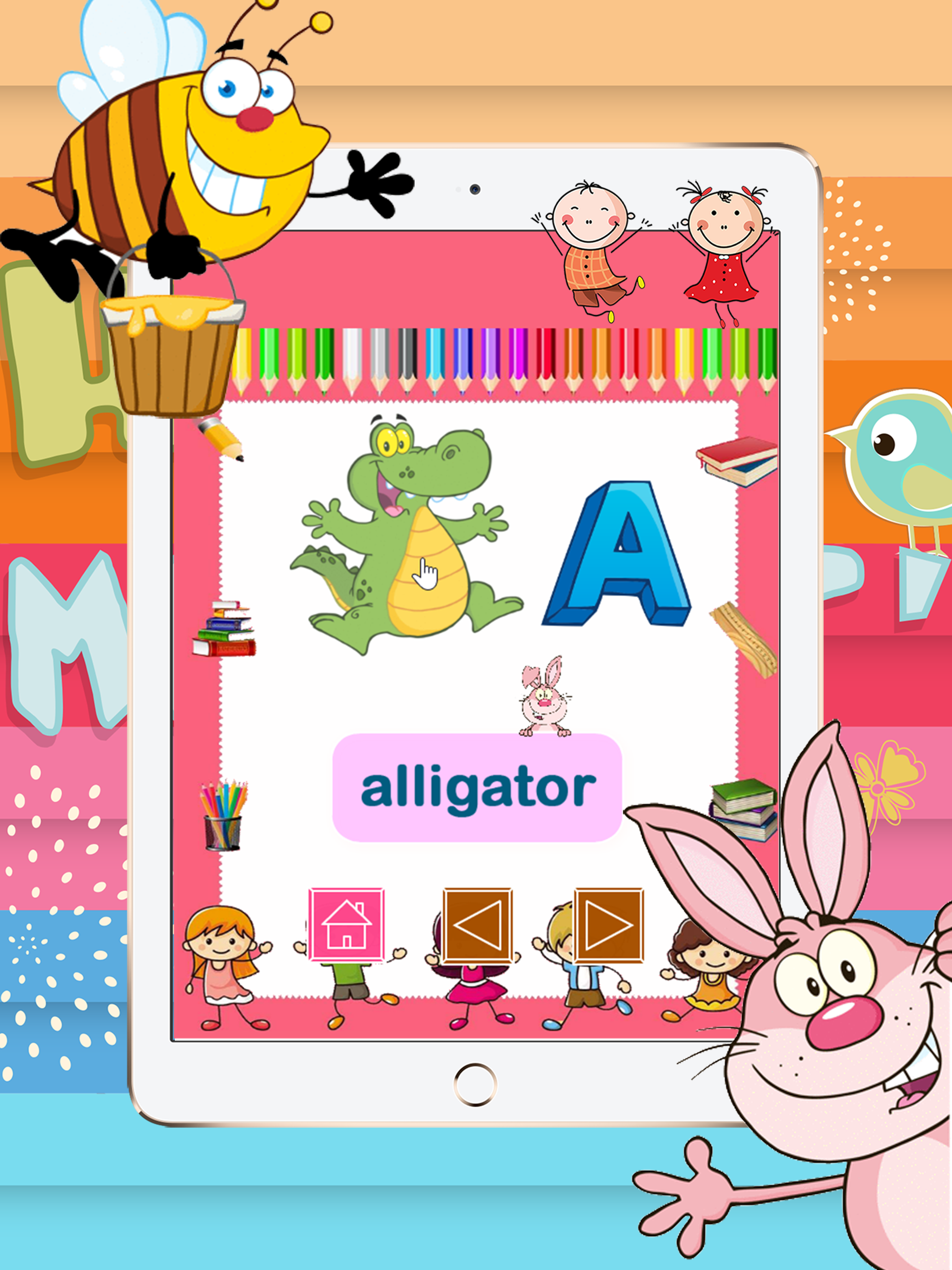 A B C Zoo Animal Alphabet Phonics Flash Cards Song screenshot 5