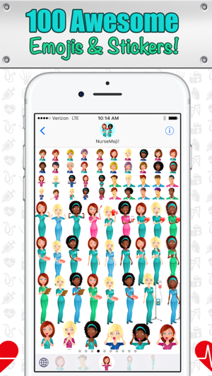 ‎NurseMoji - All Nurse Emojis and Stickers! Screenshot