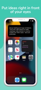 Ideas Widget screenshot #1 for iPhone