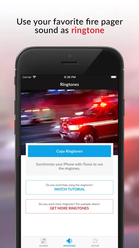 iPager - fire pager & ringtone screenshot 3 of 4