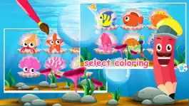 Game screenshot Underwater Paint Game - море раскраска для малыши mod apk