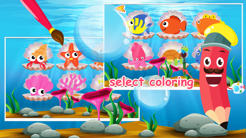 Underwater Paint Game - Fun sea world artstudio - 1.0.2 - (iOS)