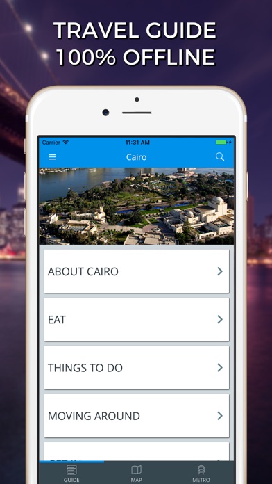 How to cancel & delete Cairo Travel Guide with Offline Street Map from iphone & ipad 1