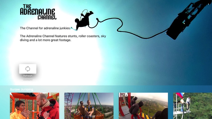 Screenshot #1 pour The Adrenaline Channel