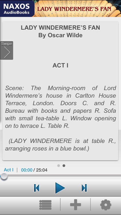 Lady Windermere's Fan: Audiobook App