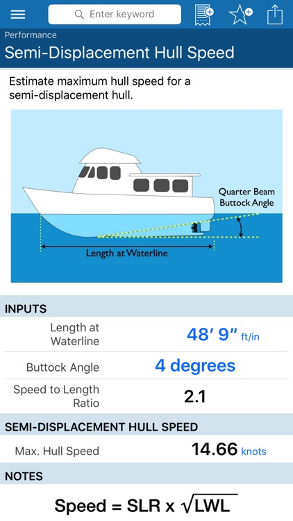 Boating Calcs
