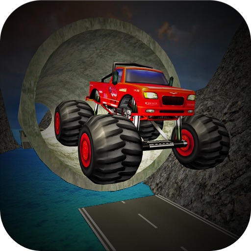 Monster Night Stunt Truck Pro Simulation icon