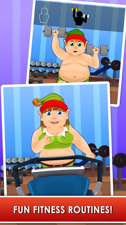 Santa Gets Fit for Christmas - Running Fat Games
