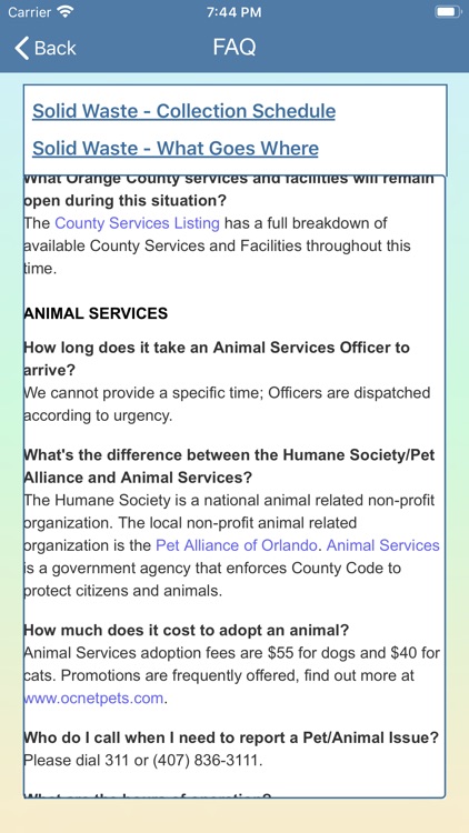 OCFL 311 screenshot-3