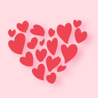 Hearts Hand drawn app icon - Stickers app for iPhone