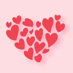 Hearts Hand drawn app icon