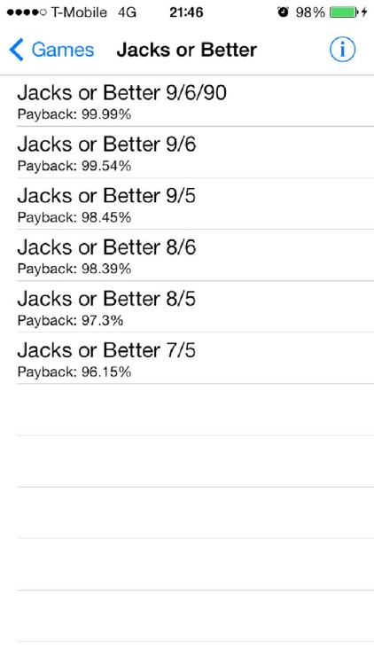 The Ultimate Video Poker Pocket Book screenshot-4