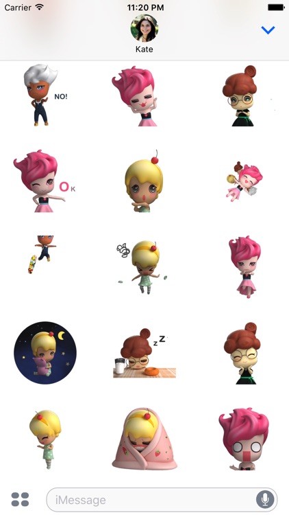 Friendly Fairy Animated Emoji Stickers