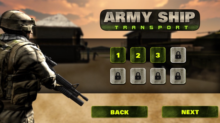 Army Tank Ship Transporter 3D