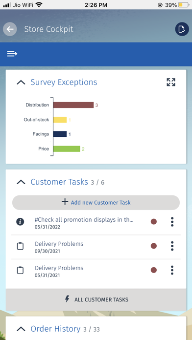 Consumer Goods Cloud Screenshot