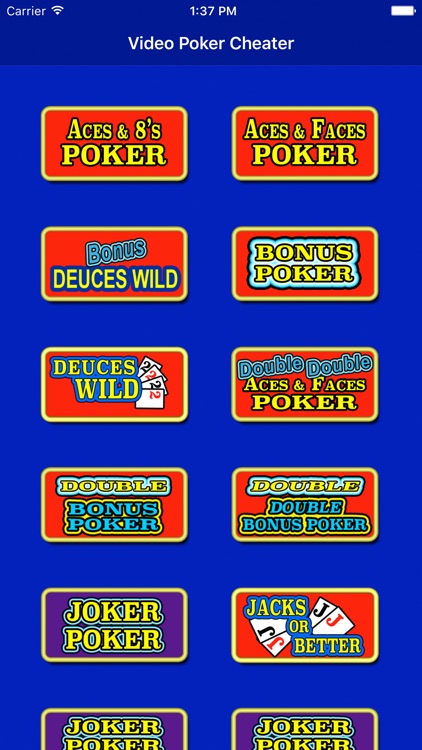 Video Poker Cheater