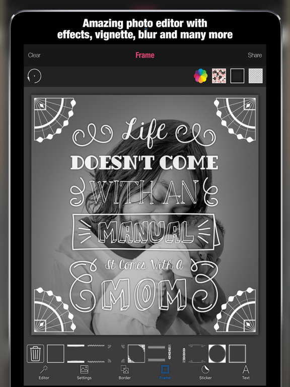 Mom I love you ! Mother’s Day iPad screenshot 4 - Photo & Video app