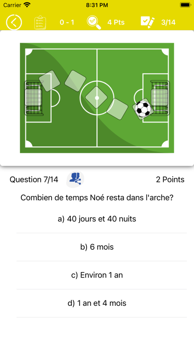 Bible Quiz (english-french) Screenshot