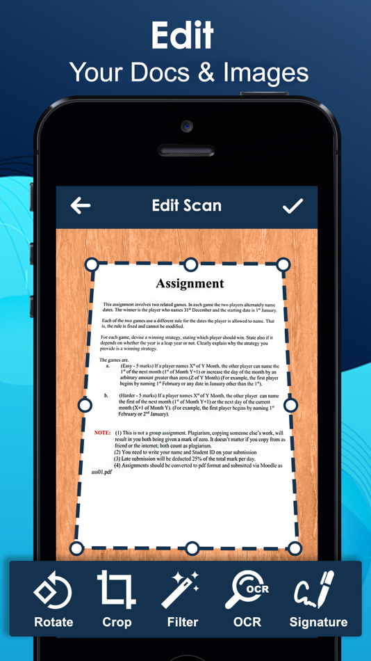 #1. iDocument Scanner - Pdf Scan (iOS) 由: Raja Muhammad Arslan Zafar