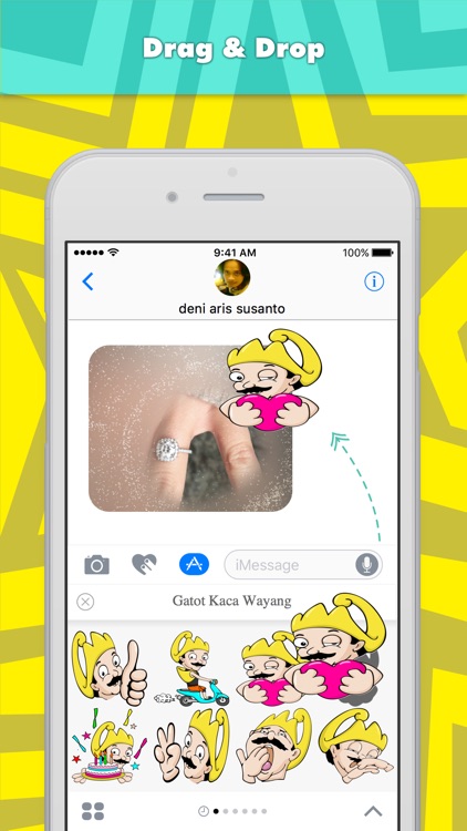 Gatot Kaca Wayang stickers for iMessage