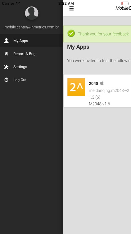 Mobile Center - Inmetrics