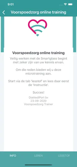 Game screenshot Voorspoedzorg e-Learning apk