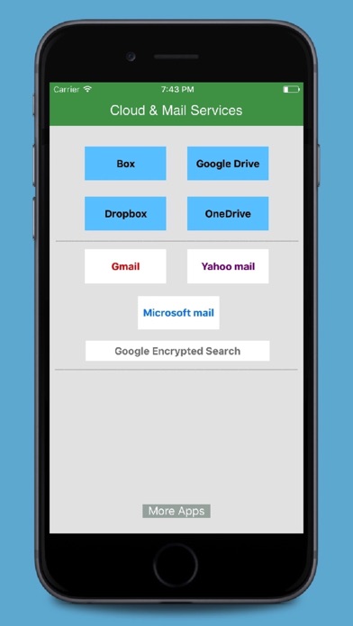 Screenshot #1 pour Cloud - Mail for GoogleDrive,Dropbox,Box,Onedrive