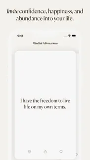 mindful daily affirmations iphone screenshot 4