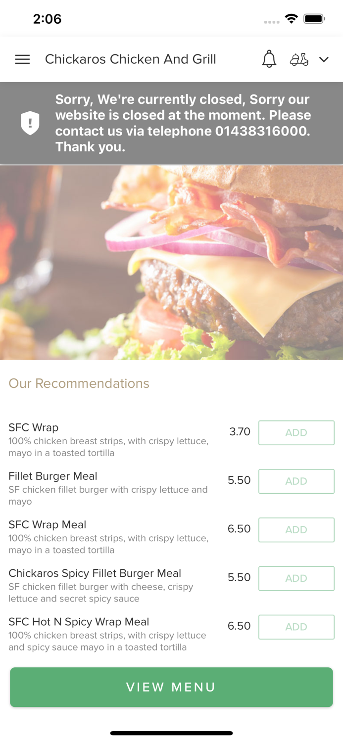 Chickaros Chicken And Grill