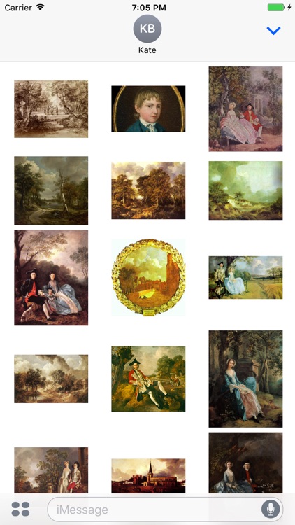 Thomas Gainsborough Artworks Stickers