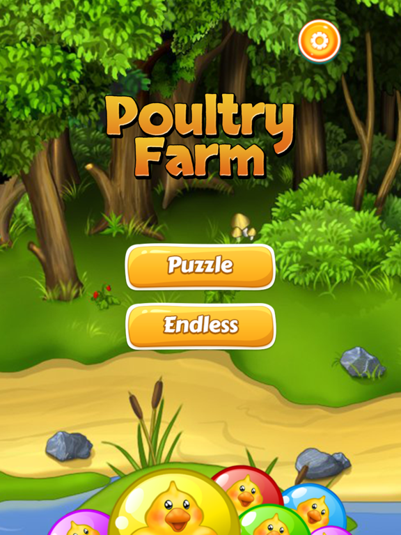 Poultry Farm - Bubble Shooter iPad screenshot