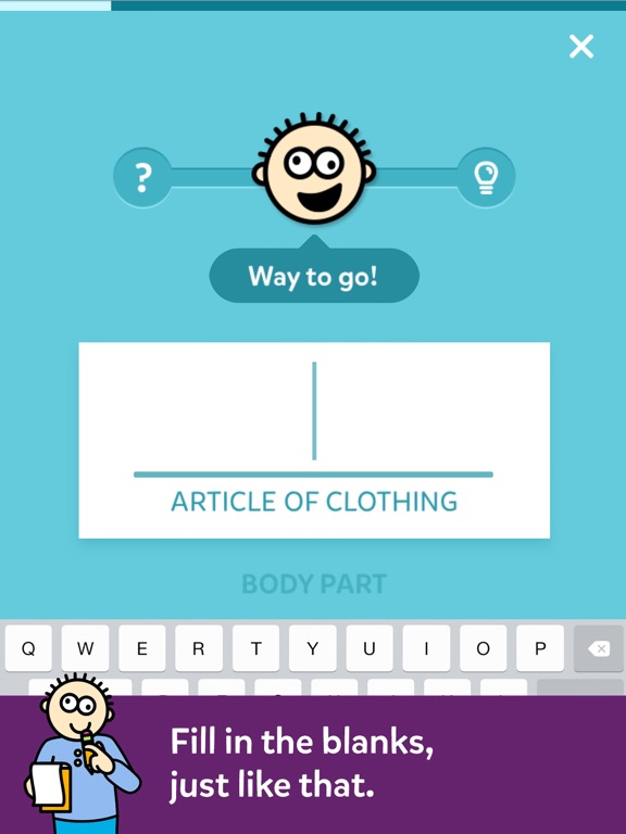 Mad Libs iPad screenshot 1 - Entertainment app