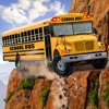 School Bus Uphill Driving icon
