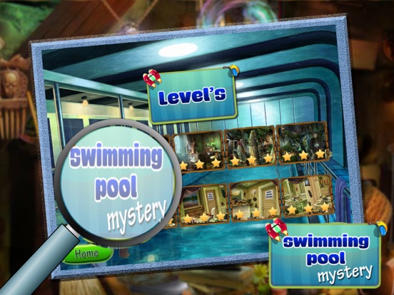 Screenshot #2 for Swimming Pool Mystery Search Hidden Objects Game