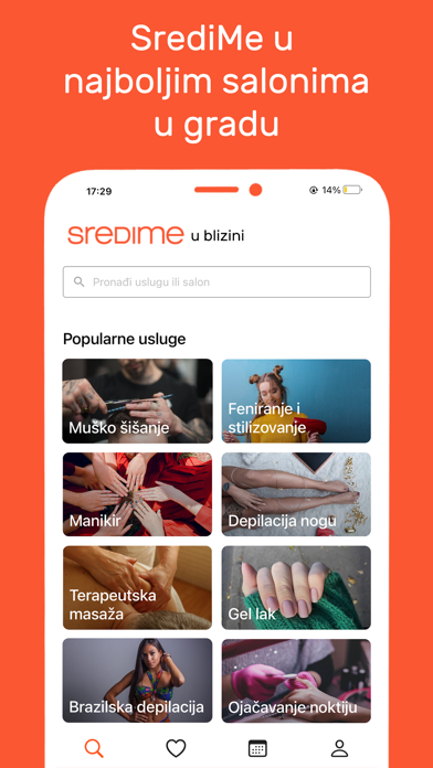 SrediMe - Rezervacije salona Screenshot