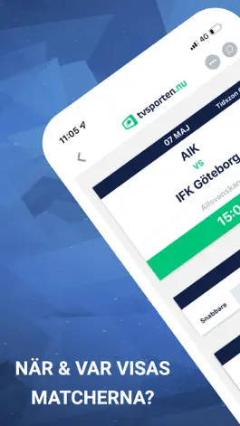 Game screenshot TVsporten.nu - TV-guide sport apk