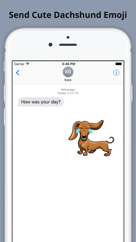 Weinermoji - Dachshund Emoji & Stickers screenshot 1 of 5