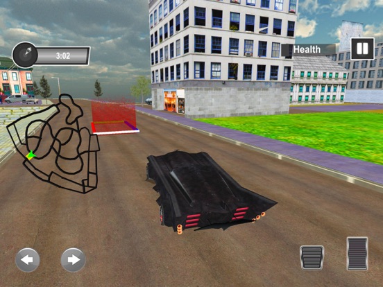Real Bat Car Driving Simulator – Fast Race on Road iPad screenshot