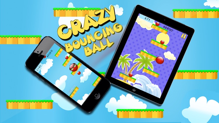 Crazy Bouncing Ball - Jumping Red Ball On Track