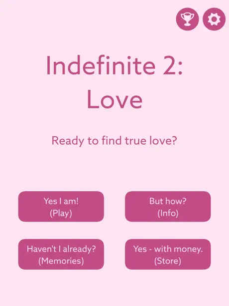 Indefinite 2: Love